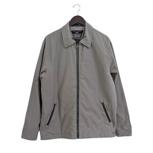 SCOTTEVEST Men's Grey TEC Travel Jacket Size L Multi-Pocket Utility Techwear